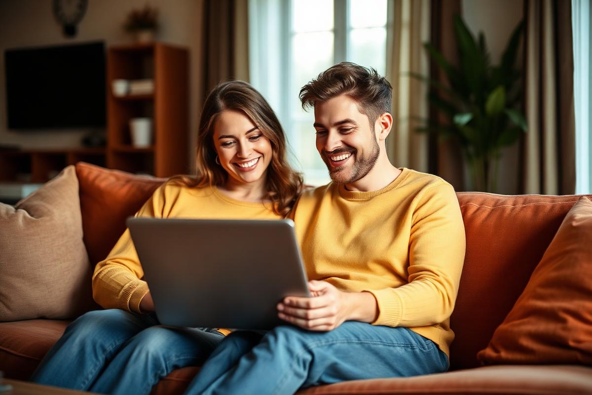 Pareja en terapia online